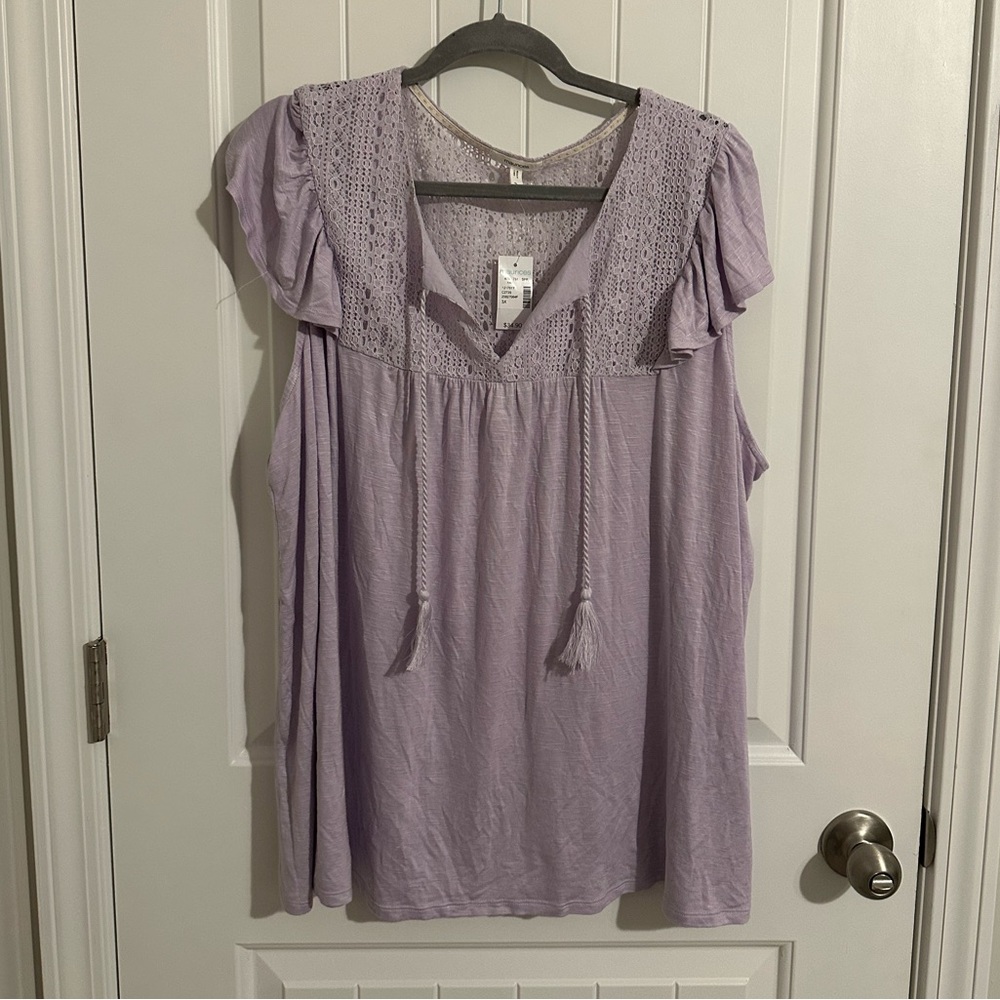 Lilac Blouse from Maurices